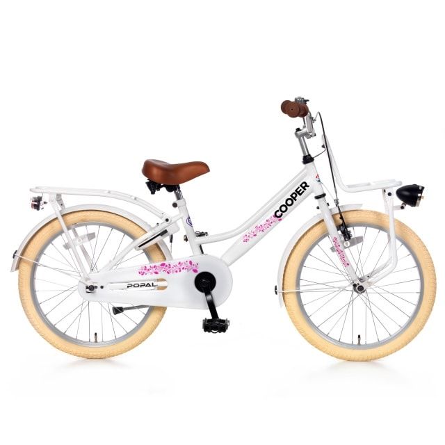 Popal Cooper 20 inch Meisjesfiets Wit